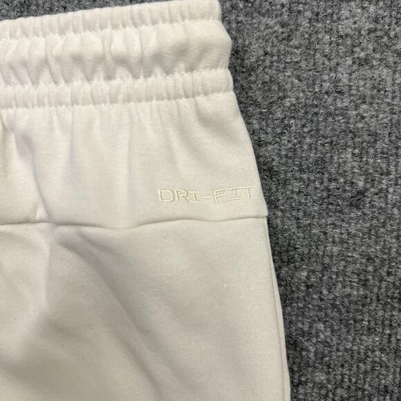 Nike Dri-FIT Pants Mens Medium White Standard Fit Joggers Training FZ0975-110 - Picture 6 of 15